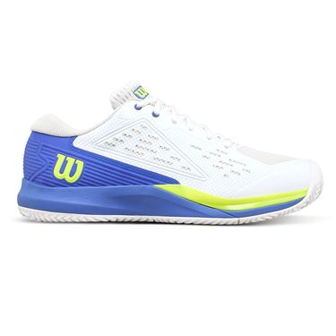 Wilson Rush Pro Ace Mens Tennis Shoe White/Amparo Blue Soft Yellow WRS336720U
image