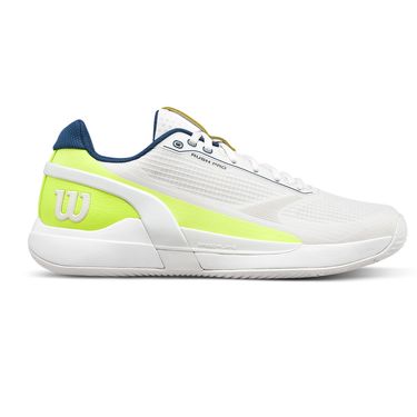 Wilson Rush Pro 5 Mens Padel Shoe White/Snow White/Safety Yellow WRS339720Uimage