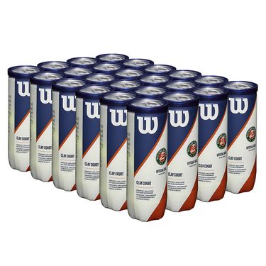 Wilson Roland Garros Clay Court Tennis Balls (Case)