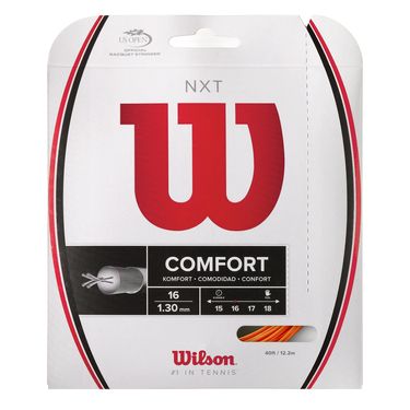 Wilson NXT 16G Neon Orange Tennis String SEED