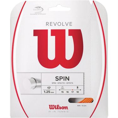 Wilson Revolve 17G White Tennis String