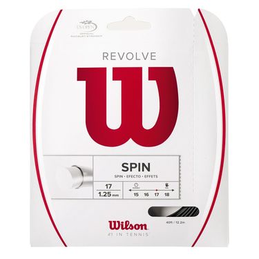 Wilson Revolve 17G Black Tennis String