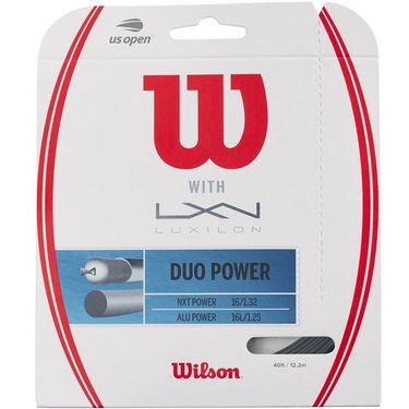 Wilson Duo Power Hybrid Tennis String - Wilosn NXT Power/Luxilon ALU Power 125
image