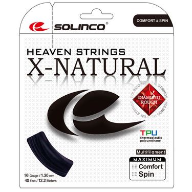Solinco X-Natural 17G Black Tennis String