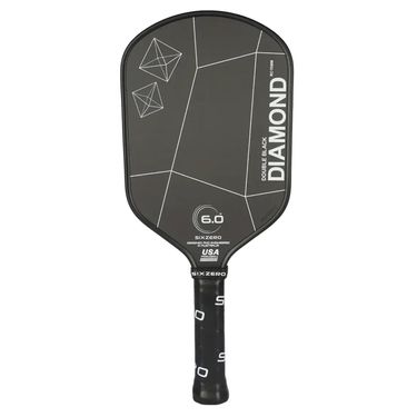Six Zero Double Black Diamond Elongated 15mm Pickleball Paddle