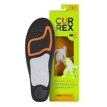 Currex Pickleball Pro Insoles Orange 29221 23 ûSize: XS | Arch: MediumûYouth 2.5-4 | Women 4.5-6
image