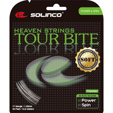 Solinco Tour Bite Soft 17G Silver Tennis String
