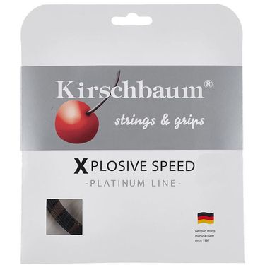 Kirschbaum Xplosive Speed 17G (1.23mm) Black Tennis String