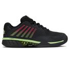 K-Swiss Hypercourt Express 2 2E Width Mens Tennis Shoe Black/Soft Neon Green/Neon Lava 06806 034