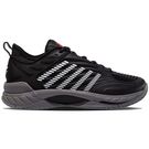 K-Swiss Hypercourt Supreme 2 Mens Tennis Shoe Black/Steel Gray/Firey Red 09071 038