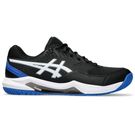 Asics Gel Dedicate 8 WIDE Mens Tennis Shoe 2E Width Black/Tuna Blue 1041A410 002