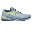 Asics Gel Resolution X Mens Clay Tennis Shoe Grey Blue/Pistachio 1041A485 402