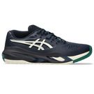 Asics Gel Resolution X Mens Wide (2E) Tennis Shoe Midnight/Cream 1041A487 400