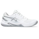 Asics Gel Dedicate 8 Womens Tennis Shoe White/Pure Silver 1042A237-101
