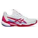 Asics Solution Speed FF3 Womens Clay Tennis Shoe White/Bright Rose 1042A248 103