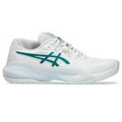 Asics Gel Resolution X Womens Tennis Shoe White/Pitch Green 1042A279 103