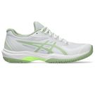 Asics Gel Game FF Womens Pickleball Shoe White/Jade 1042A280 101