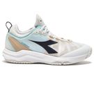 Diadora Speed Blushield Fly 4 Plus AG Womens Tennis Shoe White/Blue Corsair 179506 C1494