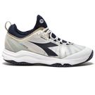 Diadora Speed Blushield Fly 4 Plus Clay Mens Tennis Shoe White/Blue Corsair 179509 C1494