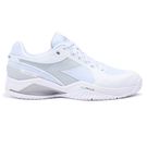 Diadora Blushield Torneo 3 AG Womens Tennis Shoe White/Silver 181467 C6103