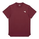 Diadora Icon Short Sleeve T Shirt Mens Maroon Banner 182122 45106û