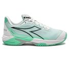 Diadora Trofeo 4 AG Womens Tennis Shoe White/Black/Cabbage 182746 C0271