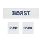 Boast Headband/Wristband Set White/Navy 1A2004 WHT