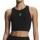 On Court Crop Top Womens Black 1WG11110 553