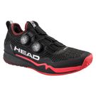 Head Endure Pro BOA Mens Tennis Shoe Black/Red 273006 BKRD