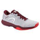Head Sprint Evo 4.0 Mens Tennis Shoe Light Grey/Red 273326 LGRD