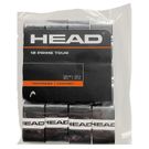 Head Prime Tour Overgrip - Black 12 Pack
