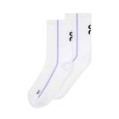 On Court High Sock Unisex White/Bloom 2UF10094 460