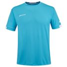 Babolat Play Crew Neck Shirt Mens Cyan Blue 3MP2011 4124