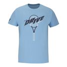 Babolat Drive Cotton Tee Shirt Mens Drive Heritage Blue 4US25441X 4128