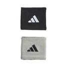 adidas Interval Reversible 2.0 Wristbands - Black/White/Aluminum
