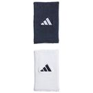 adidas Interval Large Reversible 2.0 Wristbands - collegiate navy/white