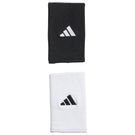 adidas Interval Large Reversible 2.0 Wristbands - Black/White