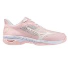Mizuno Wave Strike Womens Pickleball Shoe Petal Pink/White 550123 1A00