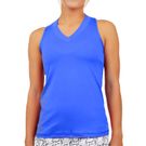 Sofibella UV Racerback Tank Womens Valley Blue 7001 VBL