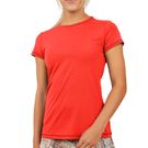 Sofibella UV Short Sleeve Top Womens Berry Red 7012 BER