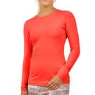 Sofibella UV Colors Long Sleeve Top Womens Berry Red 7013 BER