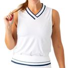 Boast V-Neck Tank Top Womens White BW51051 WHT
