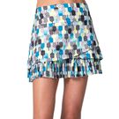 Lucky in Love Stripe It Up Pickleball Skirt Womens Electric Blue CB629 91D440