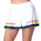 Lucky in Love PS I Love You Pleated Skirt Womens White CB676 64D110