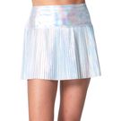 Lucky in Love Novelty Snakeskin Pleated Skirt Womens Iridescent CB677 980