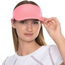 Lucky in Love Logo Stretch Visor Womens Flamingo CH011 670