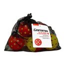 Gamma Two-Tone 6 Pack Outdoor Pickleball - Red/Yellow