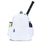 Ame and Lulu Courtside Tennis Backpack 2.0 - White/Navy