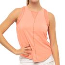 Lucky in Love LUV Protection Chill Out Tank Top Womens Peach Glow CT909 805