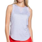 Lucky in Love LUV Protection Chill Out Tank Top Womens Heather Grey CT909 S49080